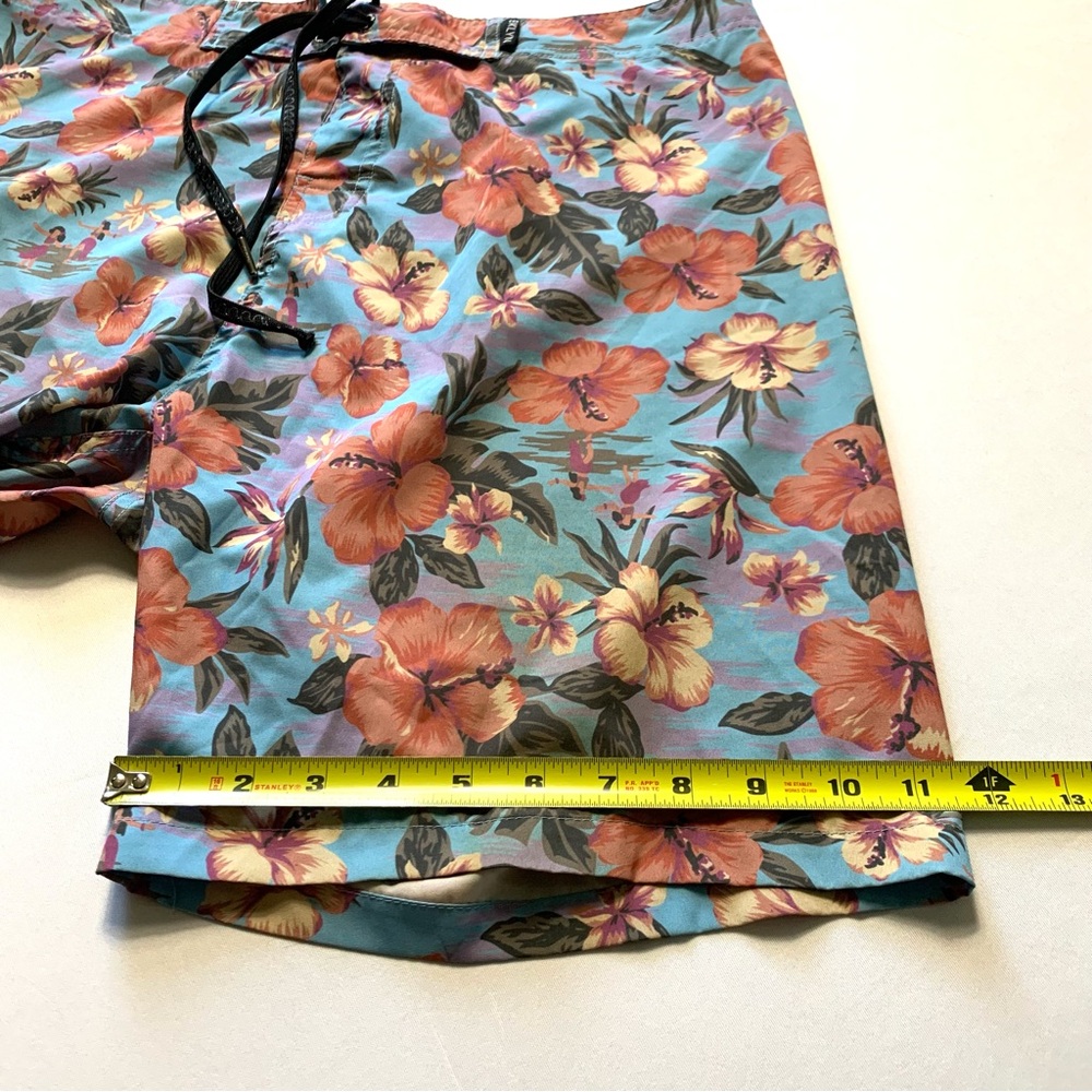 Brooklyn Cloth Multicolor Floral Boardshorts Men’s 34 – Stretch Swim Shorts - Picture 9 of 13